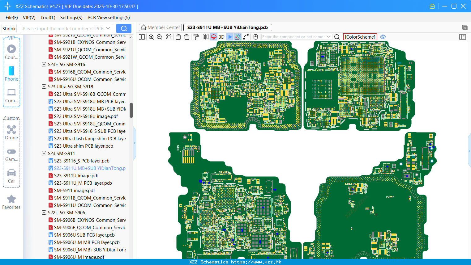 Samsung S23-S911U MB+SUB bitmap